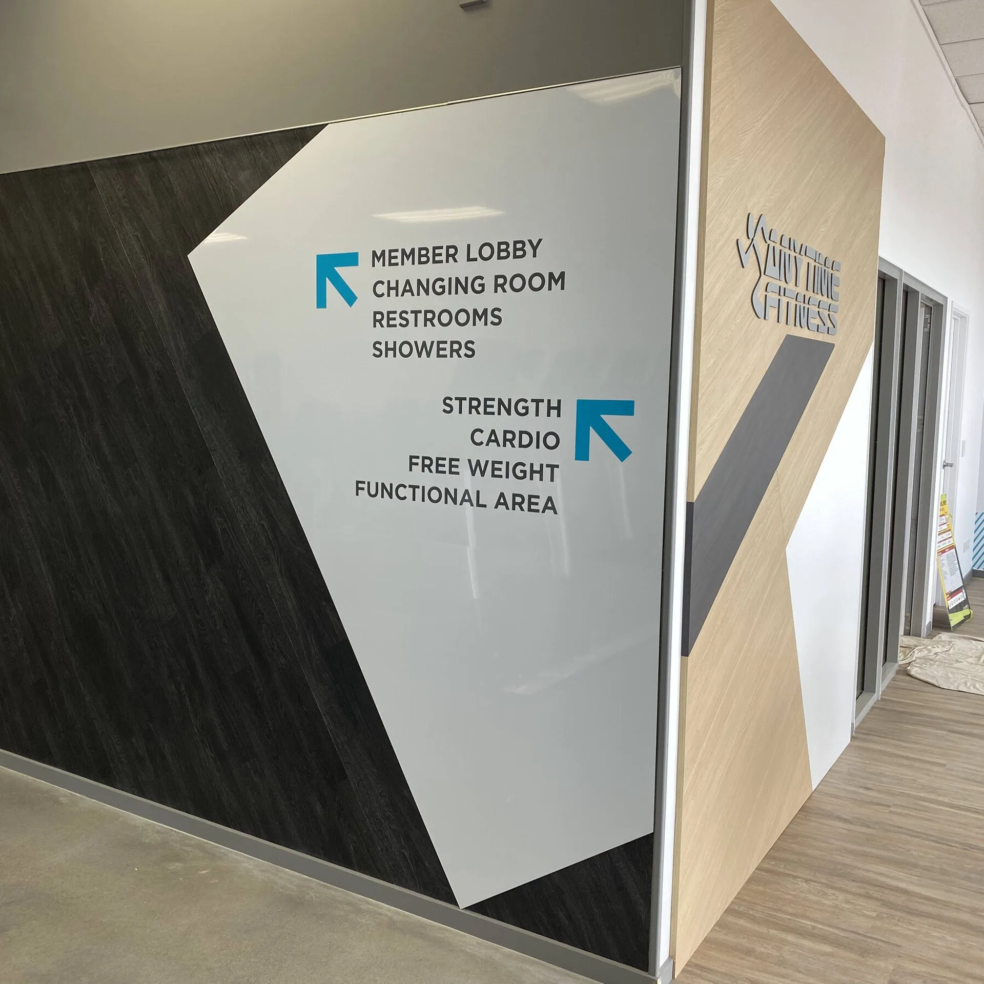 Anytime Fitness — Wayfinding