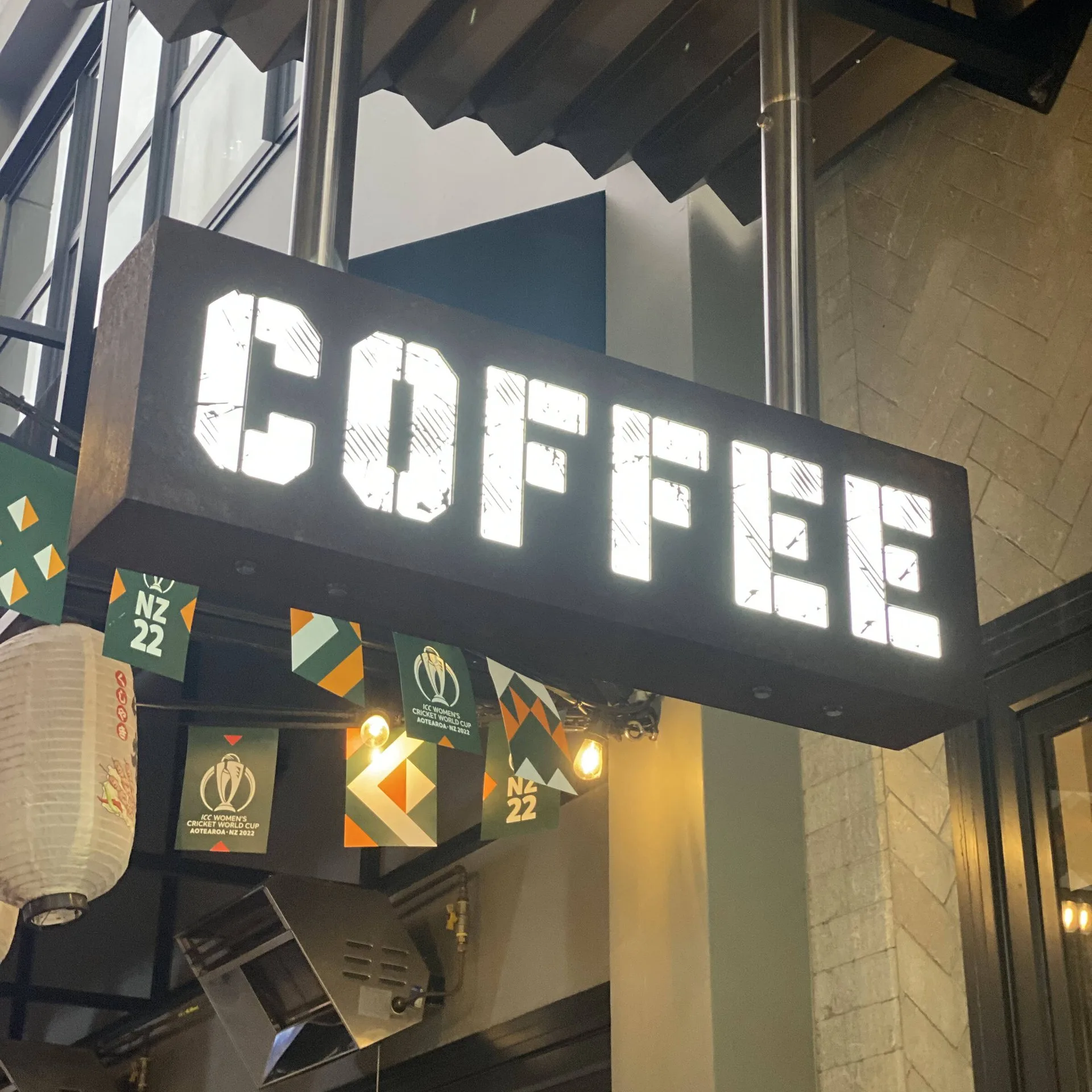 Coffee — Illuminated sign