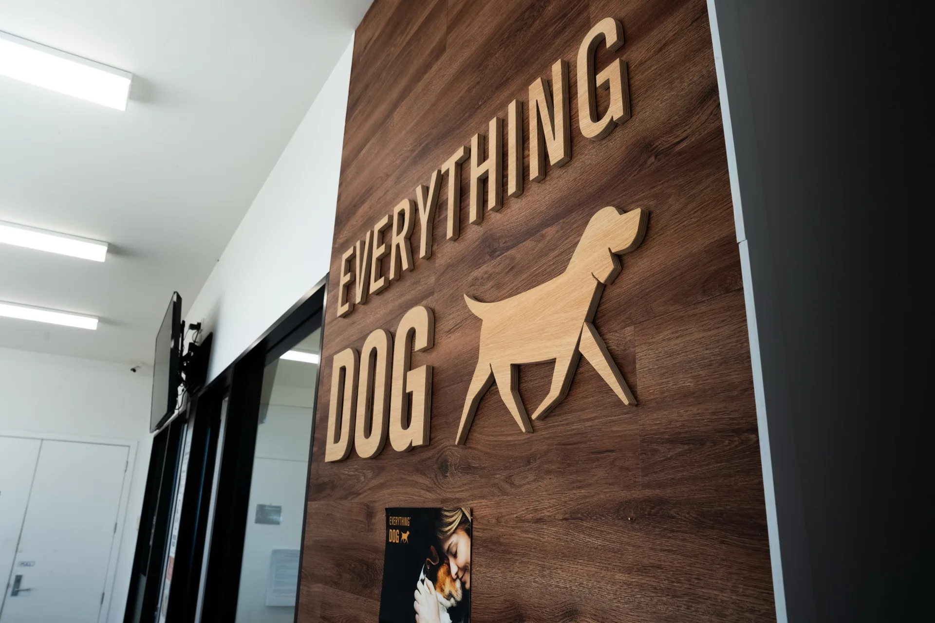 Everything Dog — 3D wood panel