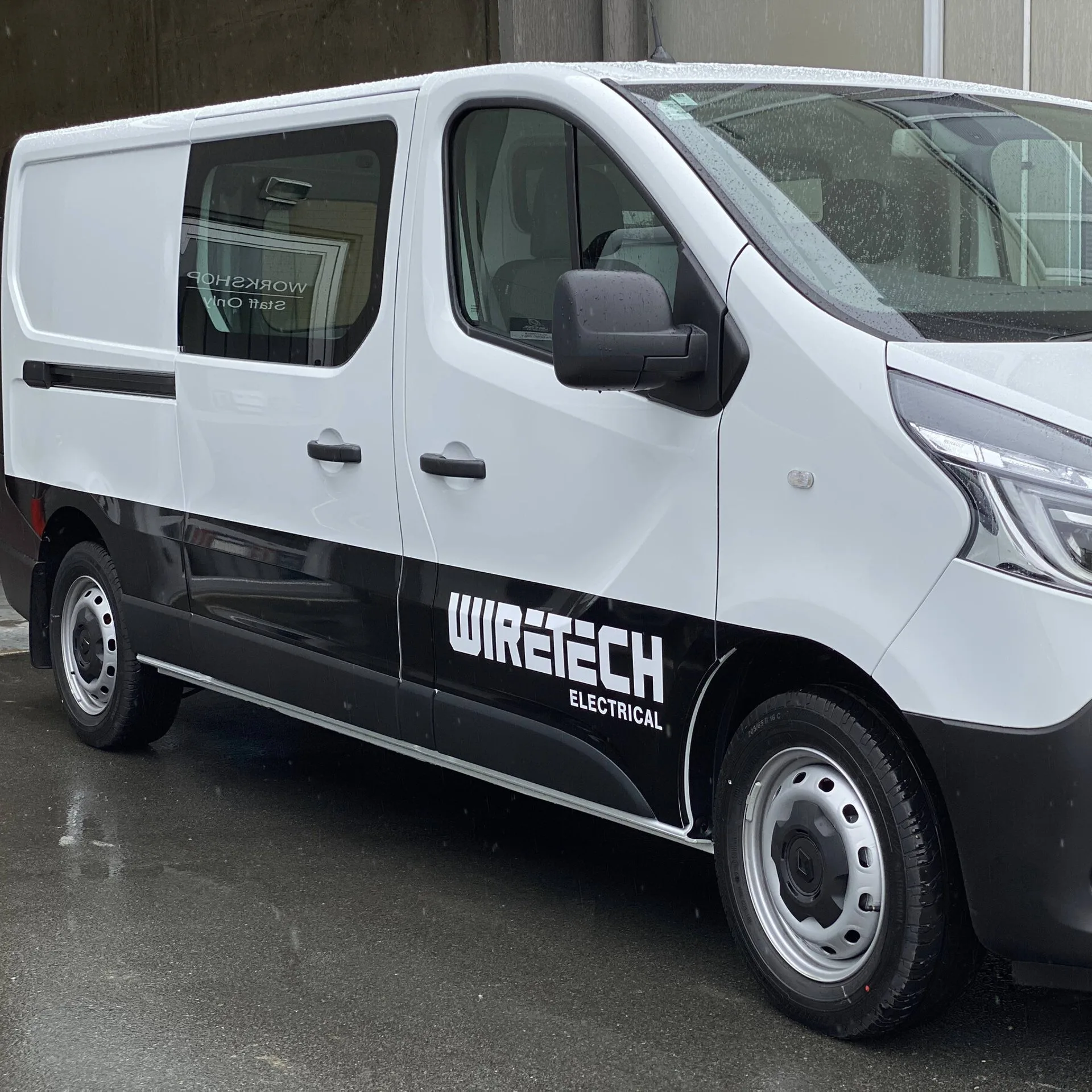 Wiretech Electrical — Van signage