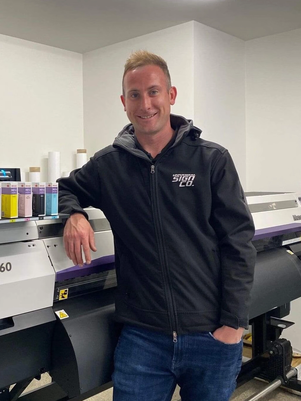 Toby Marsh, owner of Universal Sign Co